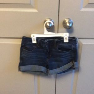 american eagle denim shorts